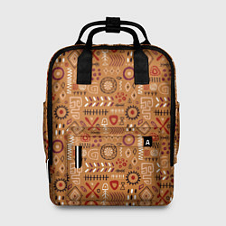 Женский рюкзак Этнический рисунок с костями