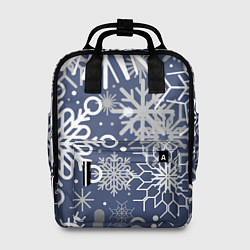Рюкзак женский Волшебный снегопад, цвет: 3D-принт