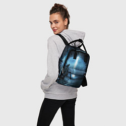 Рюкзак женский Тёмная арка и свет в космосе, цвет: 3D-принт — фото 2
