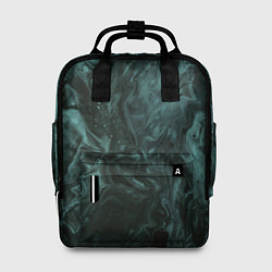 Рюкзак женский Тёмно-синий водянистый туман, цвет: 3D-принт