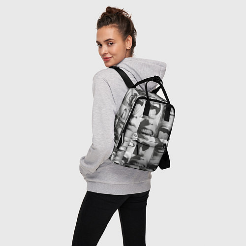 Женский рюкзак Принт с частью лица / 3D-принт – фото 3