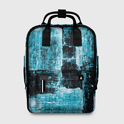 Женский рюкзак Голубой абстракт