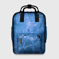 Женский рюкзак Тёмно-синяя абстрактная стена льда