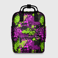 Рюкзак женский Брызги и кляксы, цвет: 3D-принт