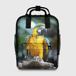 Рюкзак женский Красавец попугай, цвет: 3D-принт