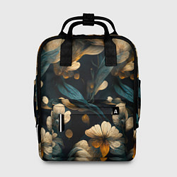 Женский рюкзак Узор цветочный паттерн