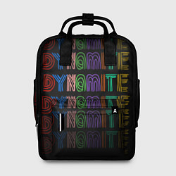 Рюкзак женский BTS dynamite music, цвет: 3D-принт