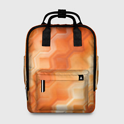 Женский рюкзак Золотисто-оранжевый туманный паттерн