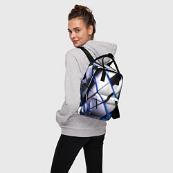 Рюкзак женский Неоновые плиты киберпанк, цвет: 3D-принт — фото 2