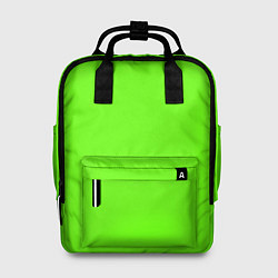 Рюкзак женский Кислотный зеленый, цвет: 3D-принт