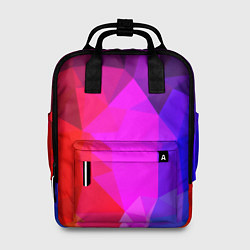 Рюкзак женский Битва градиентов неон, цвет: 3D-принт
