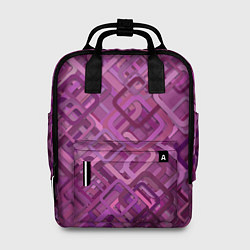 Женский рюкзак Фиолетовые диагонали