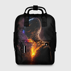 Рюкзак женский Инопланетянин в космическом пространстве, цвет: 3D-принт