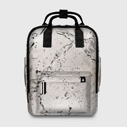 Рюкзак женский Волна на стекле, цвет: 3D-принт