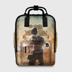 Рюкзак женский PUBG и машина, цвет: 3D-принт