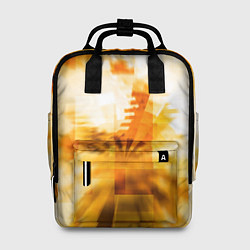 Женский рюкзак Ярко-жёлтое свечение и пиксели