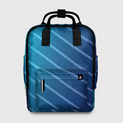 Рюкзак женский Волны и полосы, цвет: 3D-принт