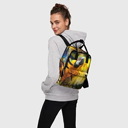 Рюкзак женский Взлёт попугая, цвет: 3D-принт — фото 2