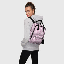 Рюкзак женский Розовый паттерн с единорогом, цвет: 3D-принт — фото 2