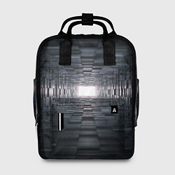 Рюкзак женский Тёмная геометрия, цвет: 3D-принт
