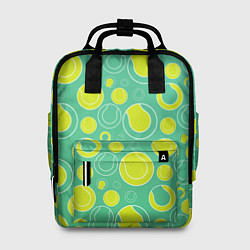 Рюкзак женский Теннисные мячики, цвет: 3D-принт