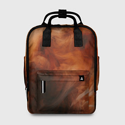 Женский рюкзак Оранжевый абстрактный дым
