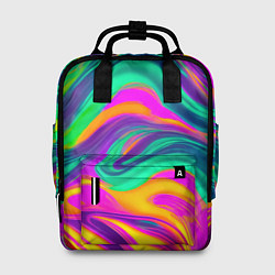 Женский рюкзак Градиентные цветные волны