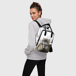 Рюкзак женский Капибара пофигист, цвет: 3D-принт — фото 2