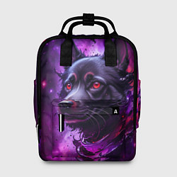 Рюкзак женский Собака космос, цвет: 3D-принт