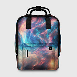 Рюкзак женский Космические узоры необычные, цвет: 3D-принт