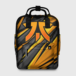Рюкзак женский Fnatic - киберспорт желтый, цвет: 3D-принт