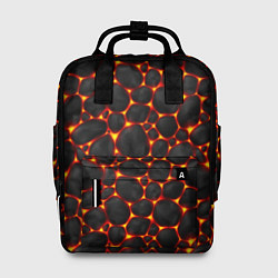 Рюкзак женский Огненные камни, цвет: 3D-принт