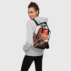Рюкзак женский Казуха с зонтиком - Геншин Импакт, цвет: 3D-принт — фото 2