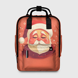 Женский рюкзак Портрет Деда Мороза