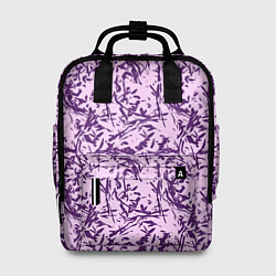 Рюкзак женский Мягкий сиреневый, цвет: 3D-принт