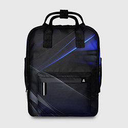 Женский рюкзак Black blue background