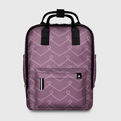 Рюкзак женский Вензель на лавандовом, цвет: 3D-принт