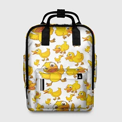 Рюкзак женский Yellow ducklings, цвет: 3D-принт