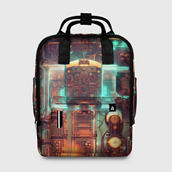 Рюкзак женский Светящиеся панели, цвет: 3D-принт