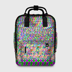 Рюкзак женский Glitch burst, цвет: 3D-принт