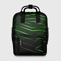 Женский рюкзак Green abstract dark background