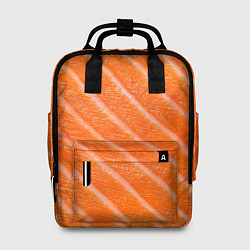 Рюкзак женский Лососем сашими, цвет: 3D-принт