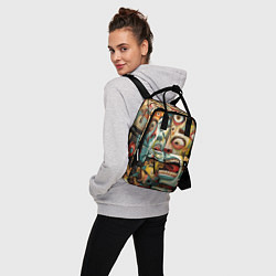 Рюкзак женский Живопись с лицами в стиле Пабло Пикассо, цвет: 3D-принт — фото 2