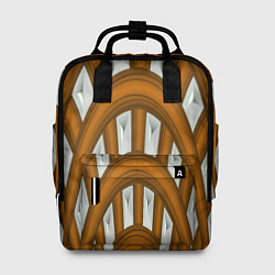 Рюкзак женский Деревянные своды, цвет: 3D-принт