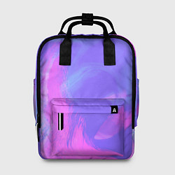 Рюкзак женский Сиреневая абстракция, цвет: 3D-принт