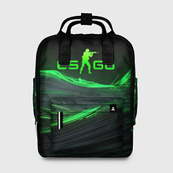 Женский рюкзак CSGO neon green logo