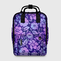 Женский рюкзак Фиолетовые цветочки