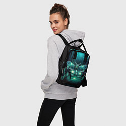 Рюкзак женский Призрачный мотылек, цвет: 3D-принт — фото 2