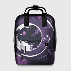 Рюкзак женский Фиолетовый космос - нейросеть, цвет: 3D-принт