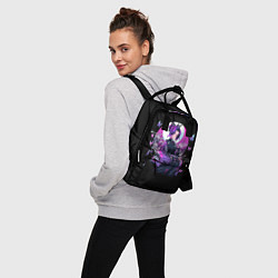 Рюкзак женский Шинобу - Клинок демонов, цвет: 3D-принт — фото 2